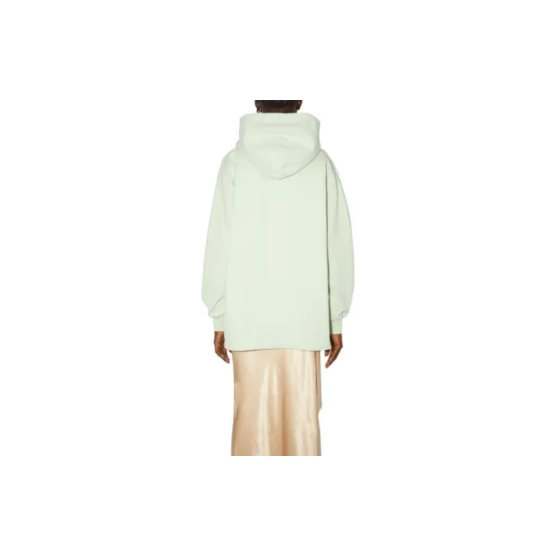 Acne Studios Stamped Logo Hoodied Sweatshirt Pastel Green-3