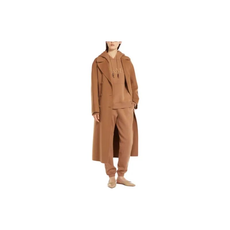 MaxMara Logo Embroidered Drawstring Hoodie-7