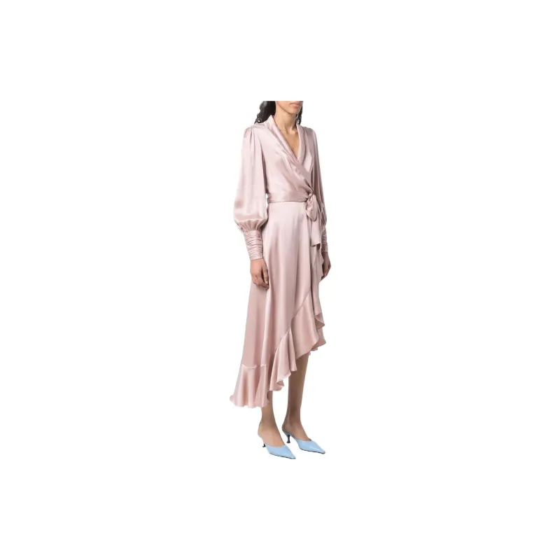 Zimmermann Wrap Silk Midi Dress-3