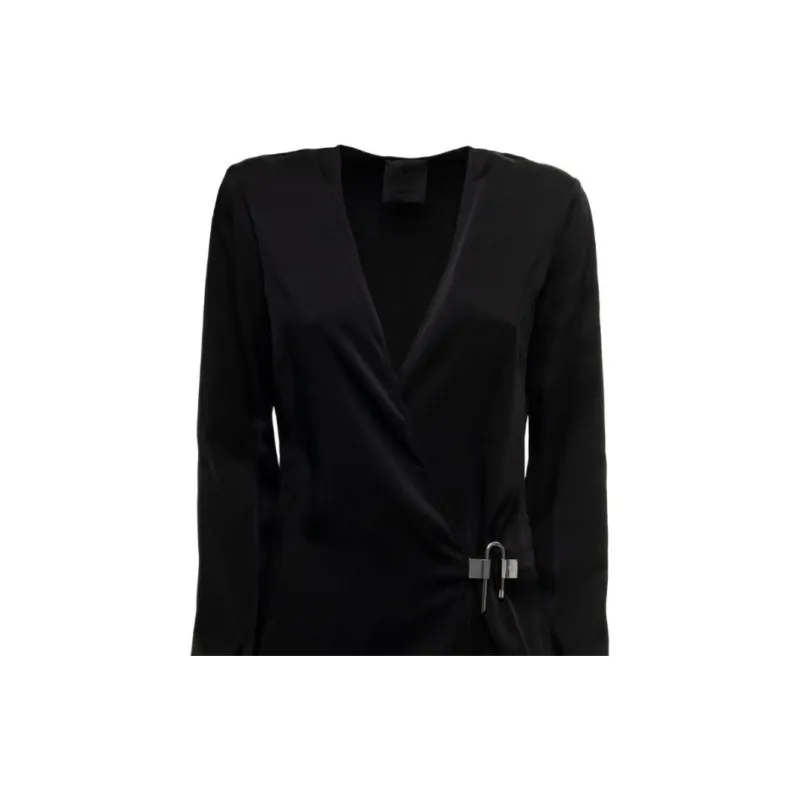 Givenchy Long Sleeve Wrap Top-2