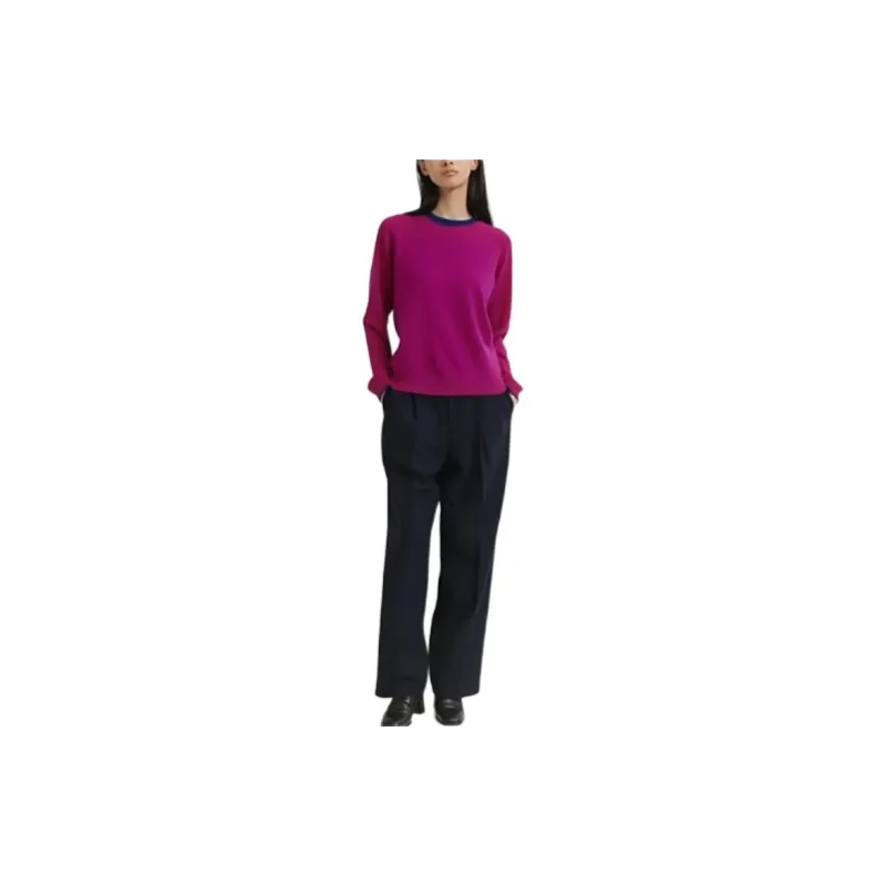 UNIQLO Uniqlo X IDLF Co branded Series Cashmere Sweater Women's Peach Pink-1