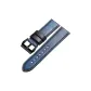 Black Pin Buckle-Blue Leather