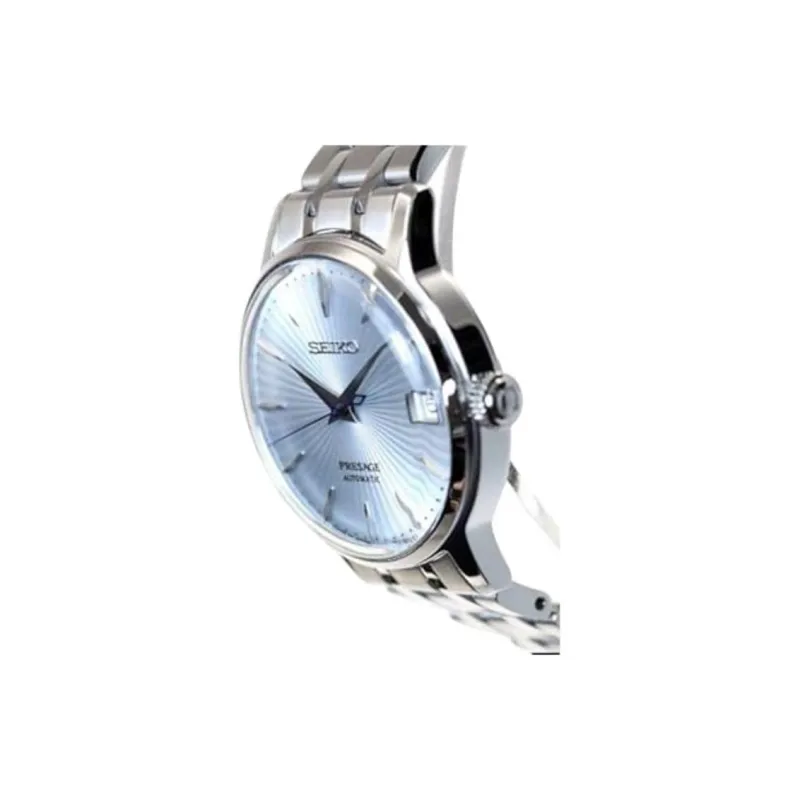 SEIKO Pioneer Cocktail Collection Mechanical Movement Stainless Steel Watchband Watch Women's Watch Blue Dial-4