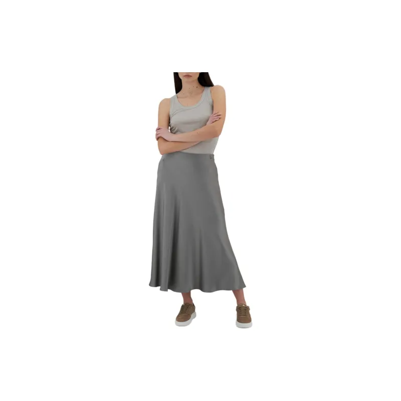 HERNO Satin Midi Skirt-3
