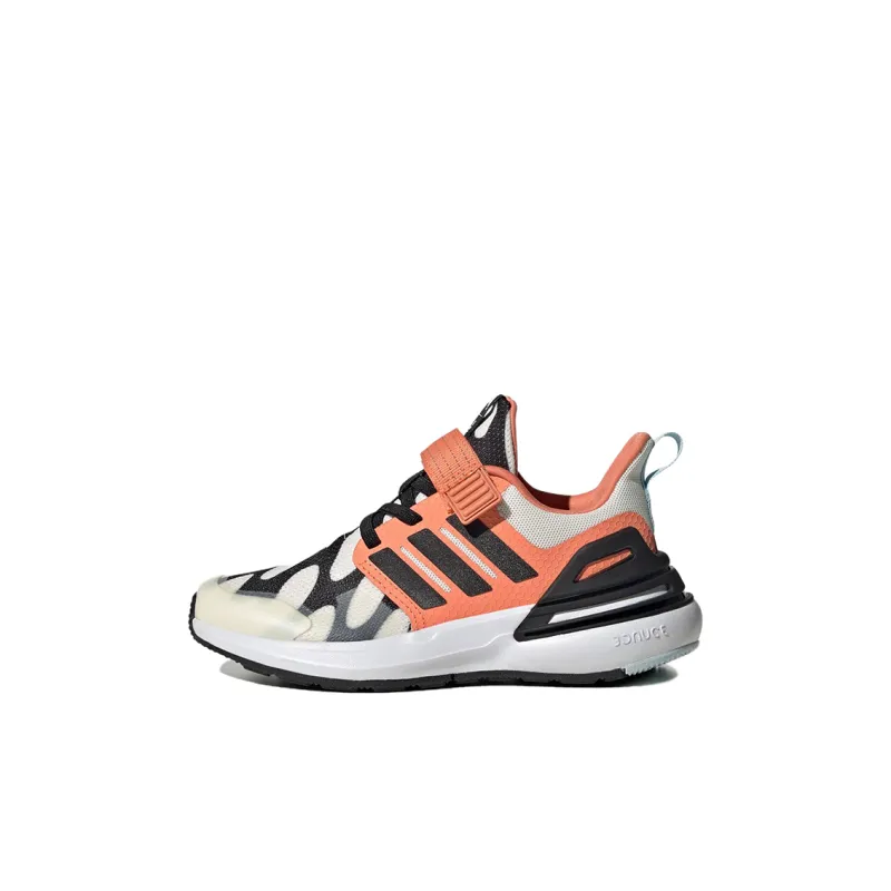 Adidas Rapida Sport Marimekko Anti-Slip Wear-Resistant Low-Top Kids' Running Shoes Orange Black White Kids'-0