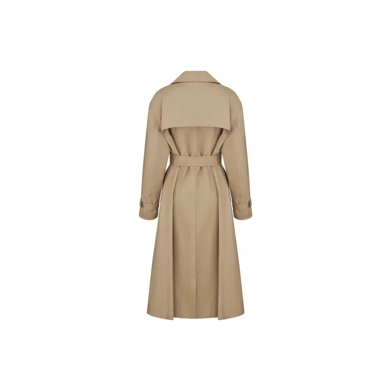 DIOR Trench Coats Women's Beige-1