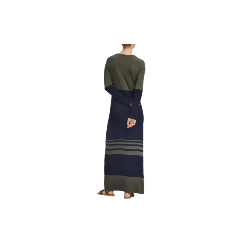 LONGCHAMP Long-Sleeved Dresses Women's Marine Blue-2