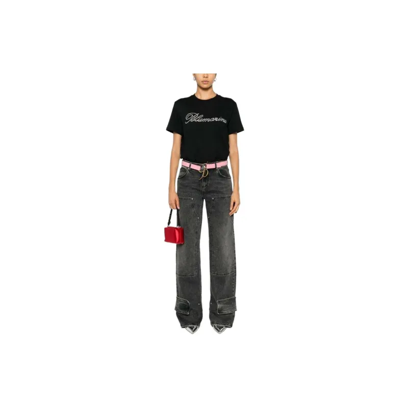 Blumarine Boyfit Cargo Jeans-1