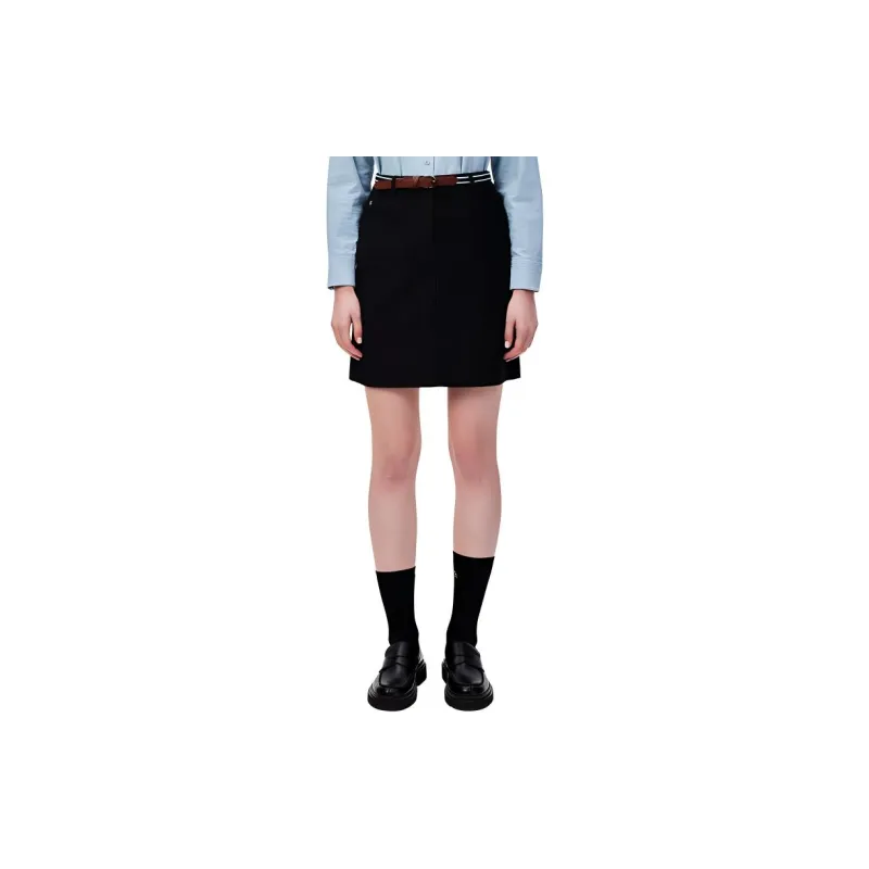 HAZZYS Casual Short Skirts Women's Navy Blue-1