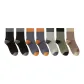 2 Black+2 Navy Blue+1 Gray+1 Army Green+1 Coffee