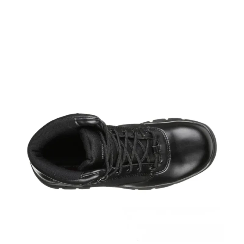 Skechers WASCANA BENEN Cushioning High-Top Outdoor Shoes Men's Black-4