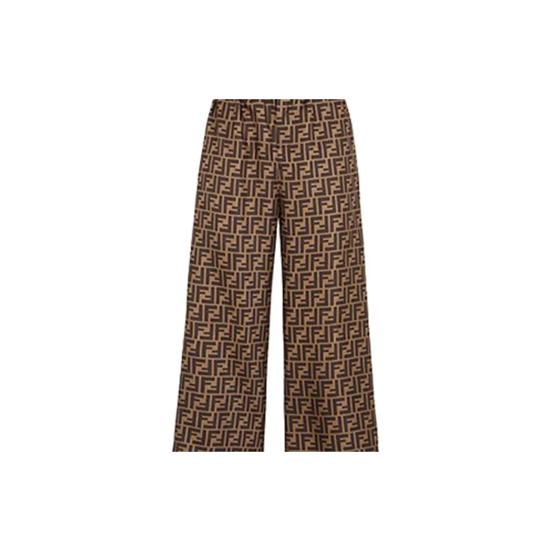 FENDI Casual Pants Women's Brown-3