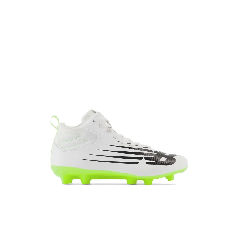New Balance Slip Resistant Rebound Low Top Kids' Soccer Shoes White Green Kids'-2