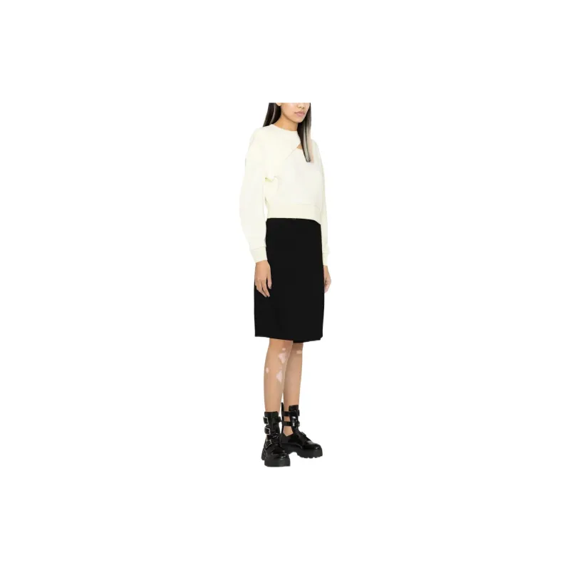 Alexander McQueen Logo Embroidered Cut Out Sweatshirt-4