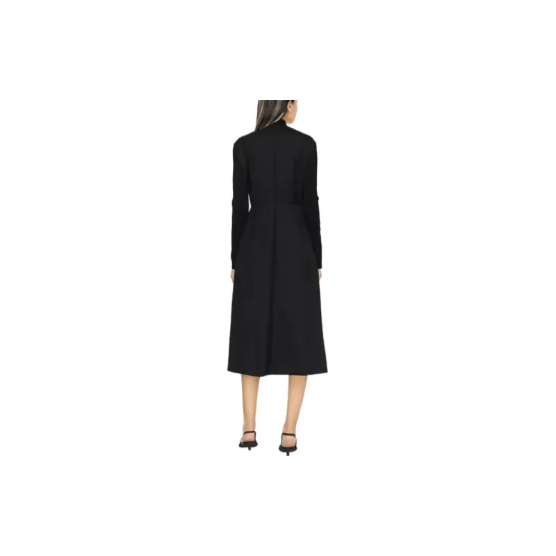 PRADA FW22 Long Sleeved Dress Women's Black-2