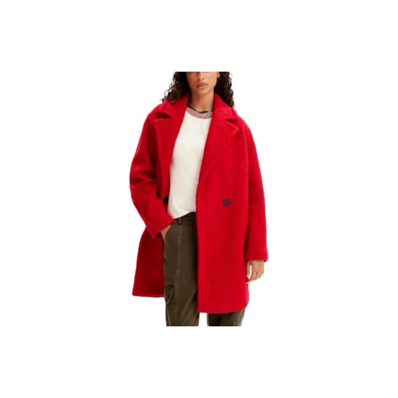 Desigual Coats Women's Red-3