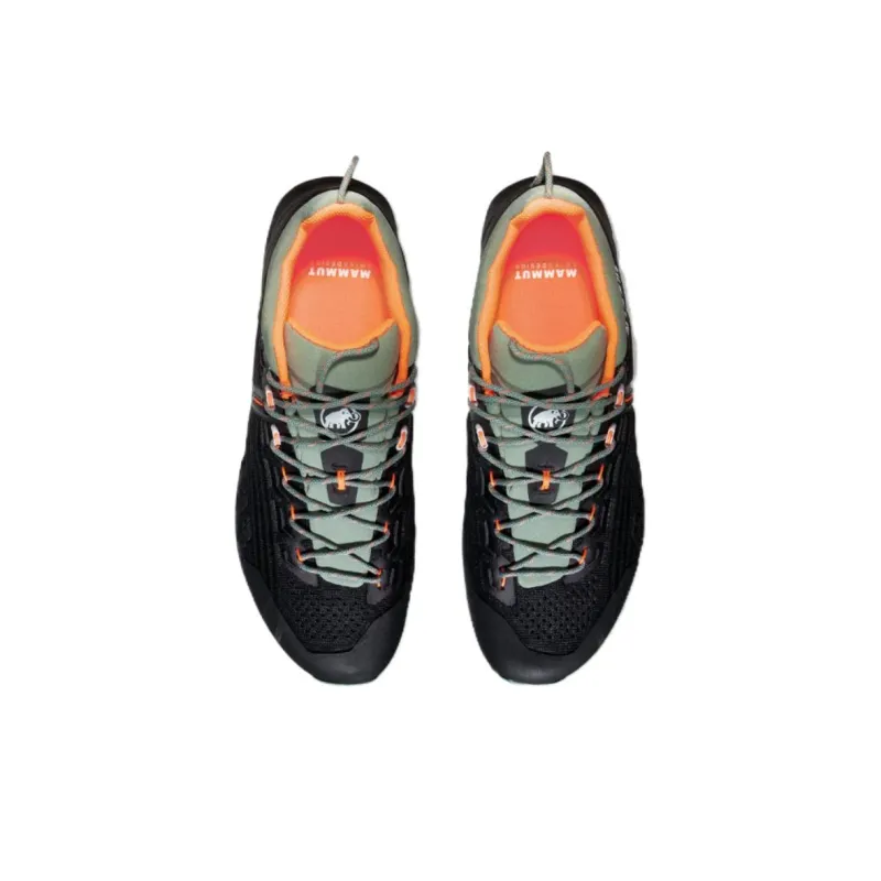 MAMMUT Anti Slip Wear Resistant Low Top Hiking Shoes Men's Black-2