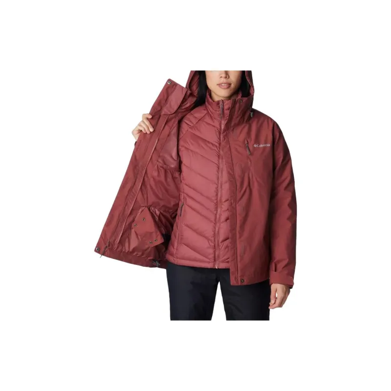 Columbia Windbreaker Jackets Women's Red-5
