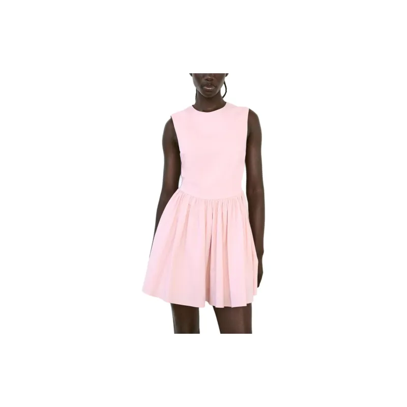 ZARA Sleeveless Dress Women's Pink-4