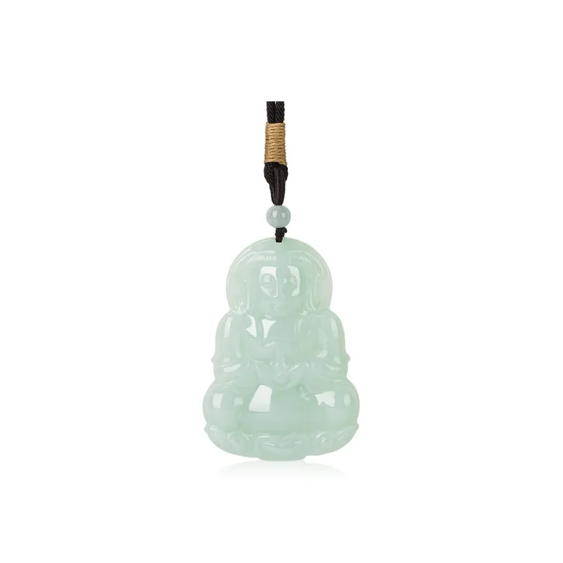 Yun Shui Ballad Glutinous Jade Smooth And Delicate Jadeite Pendant Men's-0