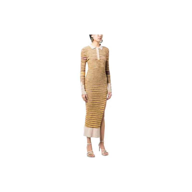 Jacquemus Zucca Striped Knit Dress-3