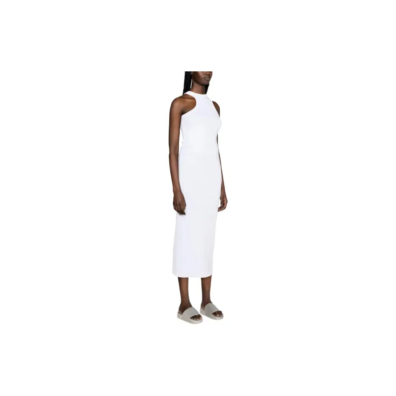 Axel Arigato Asymmetric Ribbed Midi Dress-3