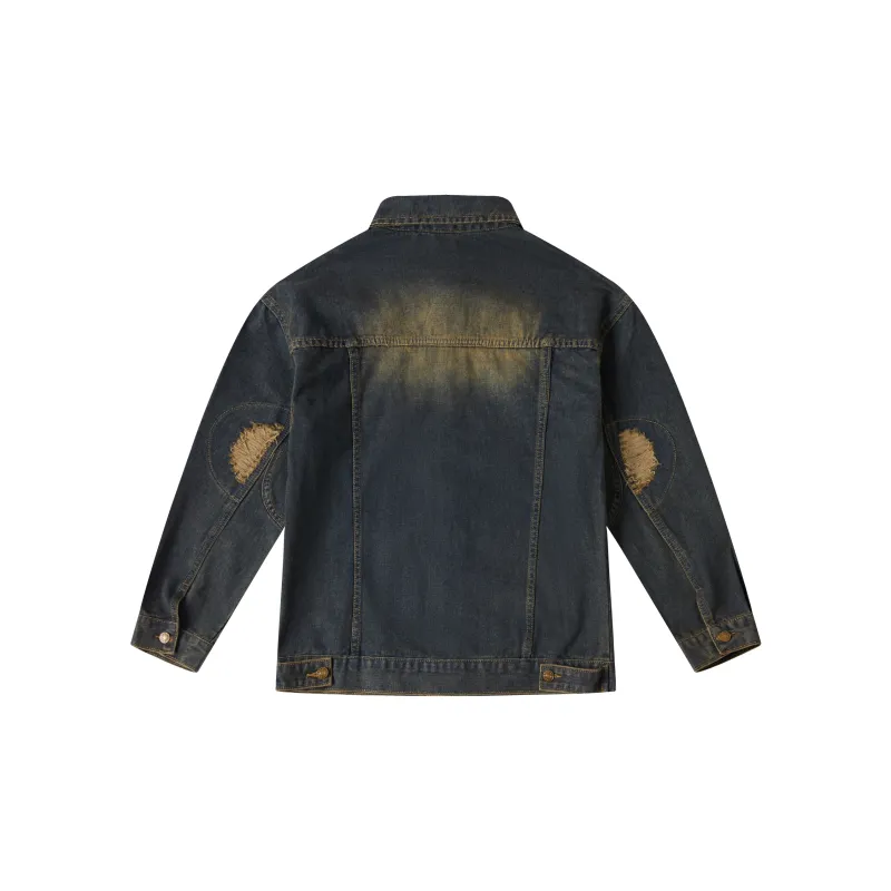 YINLEI Denim Jacket Unisex Blue-1
