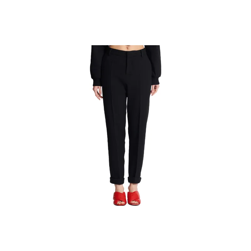 BALMAIN High Rise Tapered Trousers-2