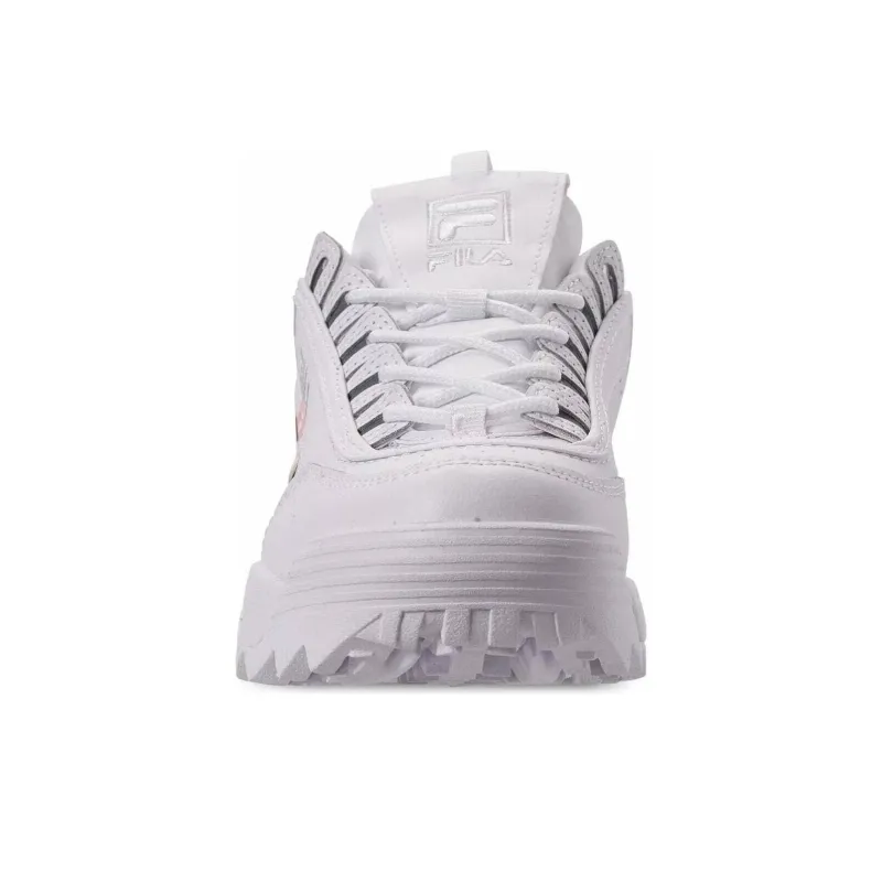 FILA Women's Disruptor 2 Script 'White Chalk Pink'-3