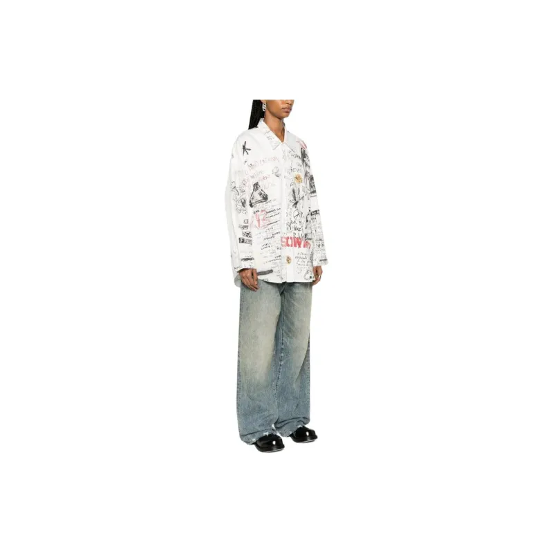 R13 Shirts Women's White-3