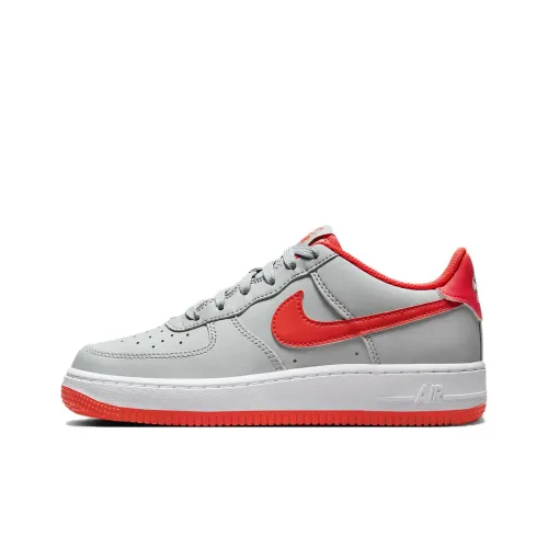 Nike Air Force 1 Low Light Smoke Bright Crimson GS