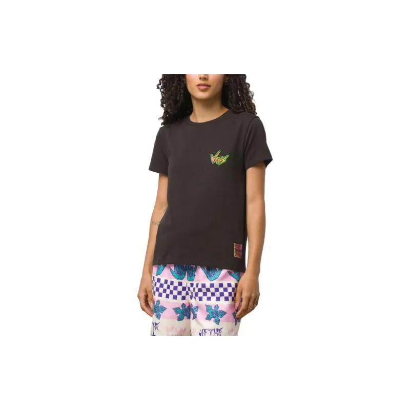 Vans SURF'S UPSIDE T Shirt Women's Black-1