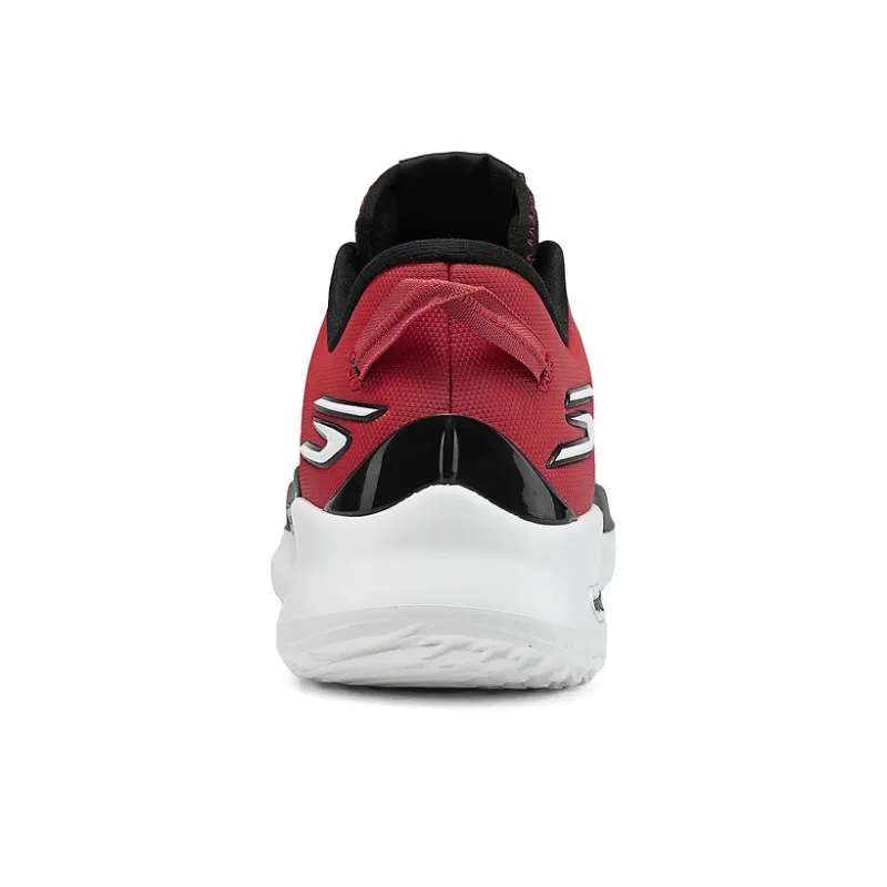 Skechers MEN'S GO Cushioning Rebound Low Top Basketball Shoes Men's Red Black-3