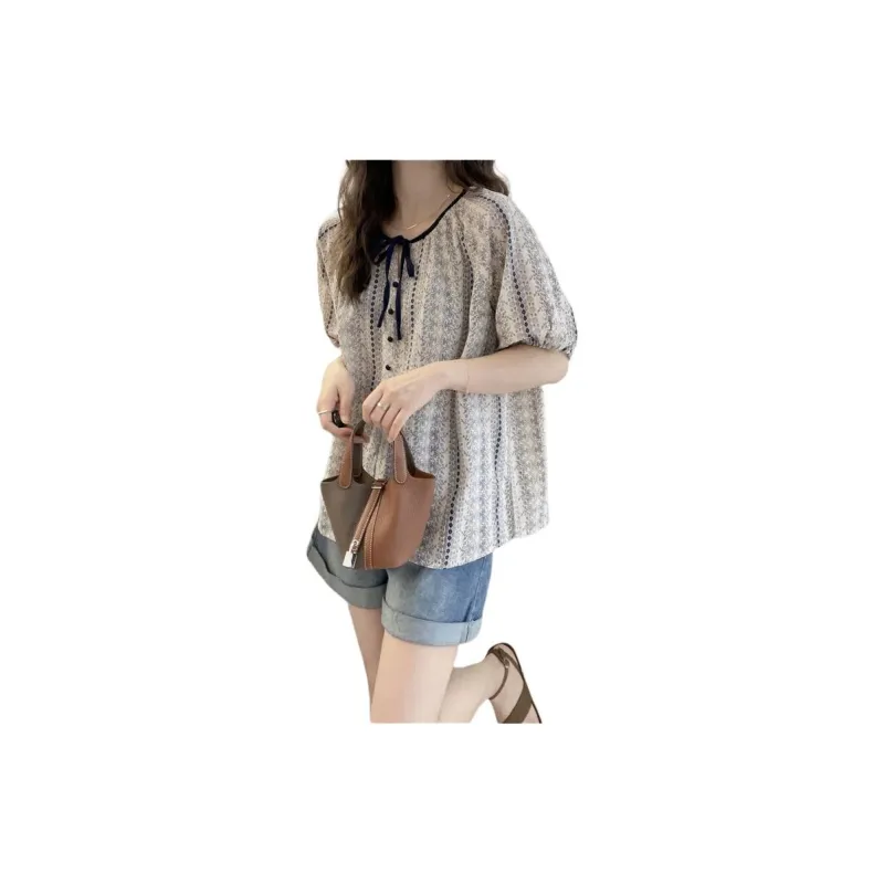 Oudifu Shirt Women's Image Color-2