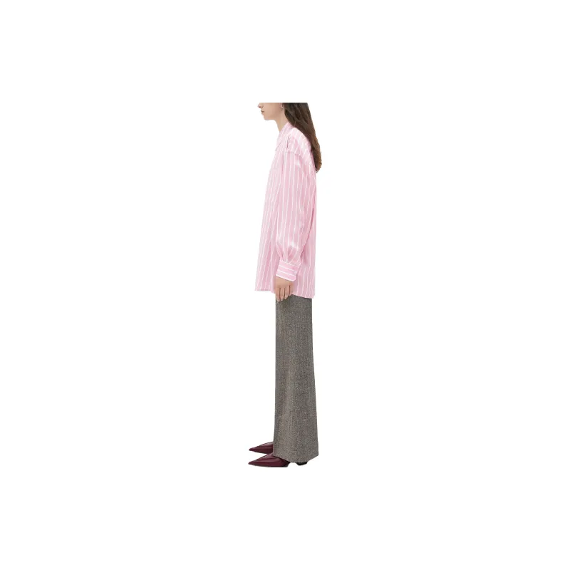 Bottega Veneta Striped Oversize Fit Shirt-1