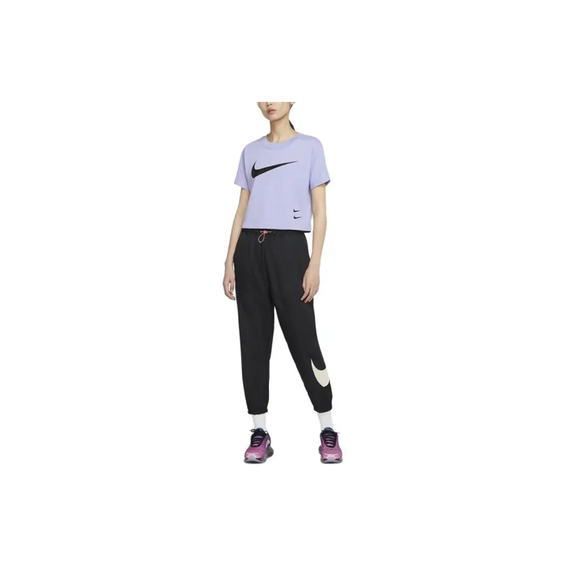 Nike Crop Tops Women's Purple-2