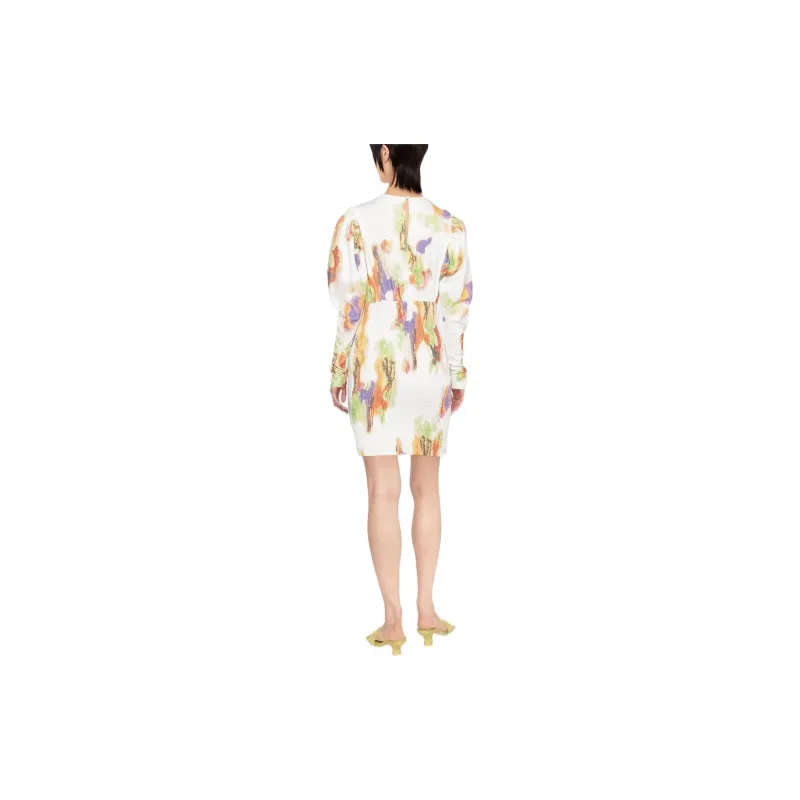 Rotate Long-Sleeved Dresses Women's White-2