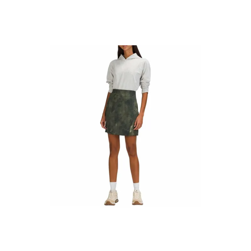 Lululemon LAB Collection Casual Short Skirts Women's Drift Gray Green Mixed Color-2