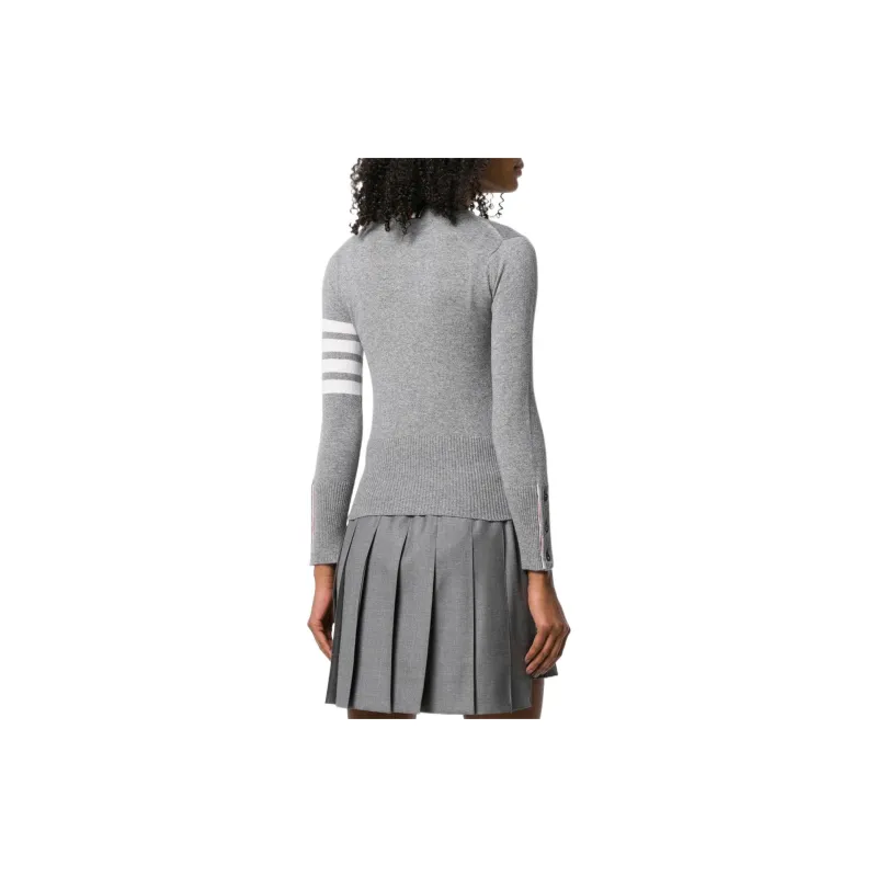 THOM BROWNE· FW22 Cashmere Sweater Women's Gray-2