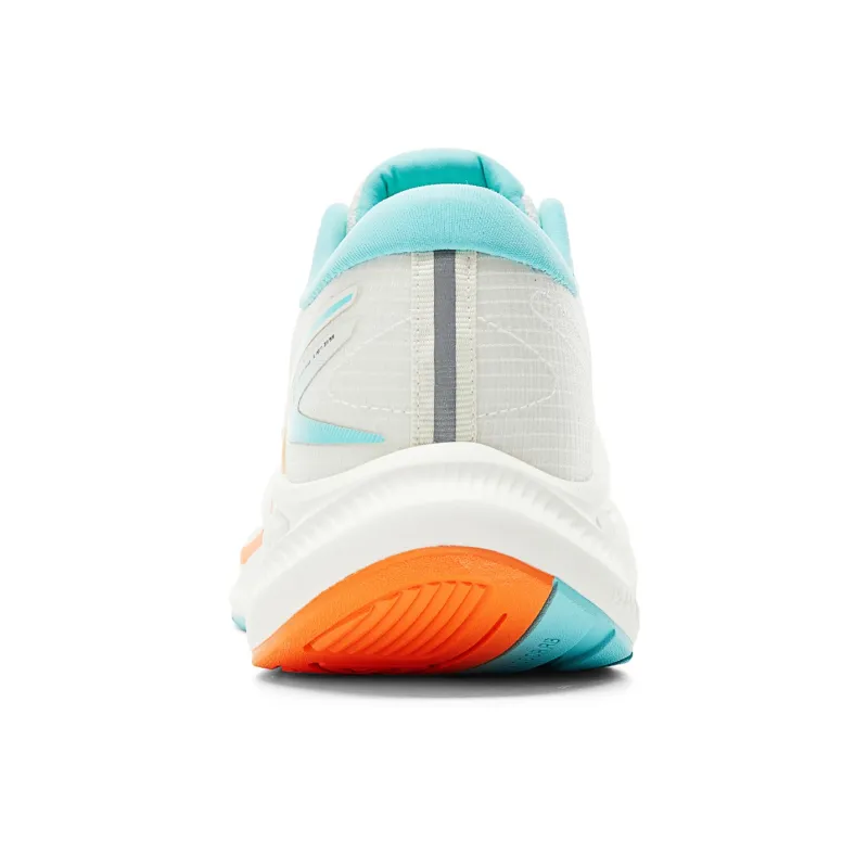 PEAK Cushioning Anti Slip Wear Resistant Support Balance Impact Resistant Rebound Low Top Running Shoes Men White Blue-4