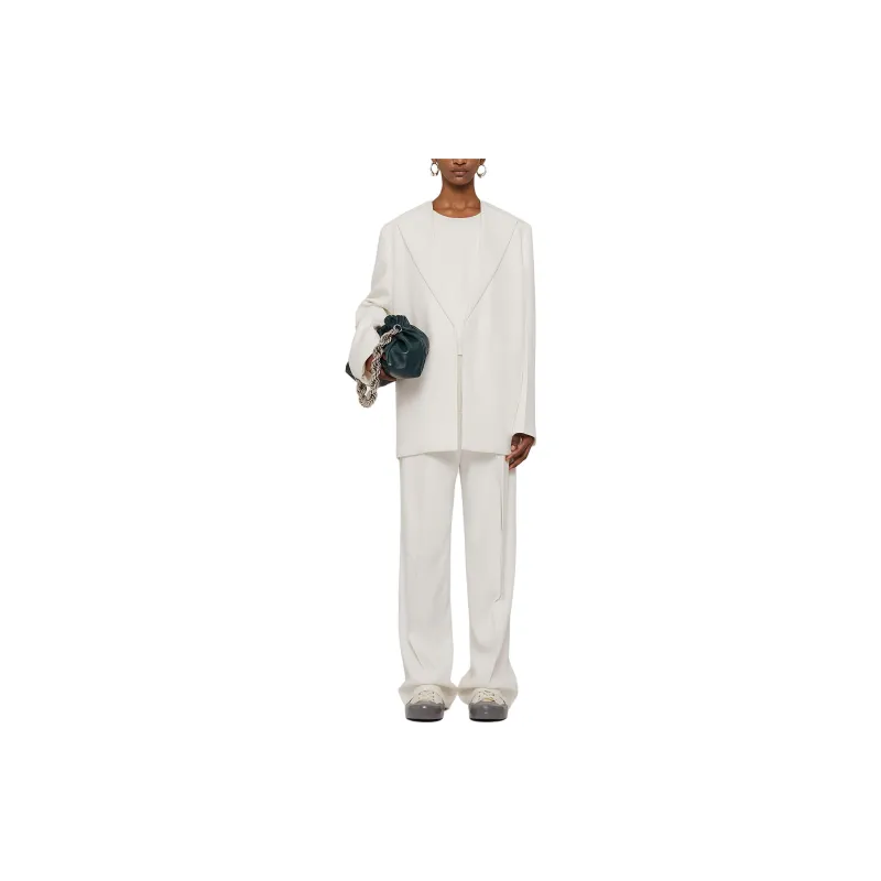 JIL SANDER Drop Shoulder Tailored Blazer-1