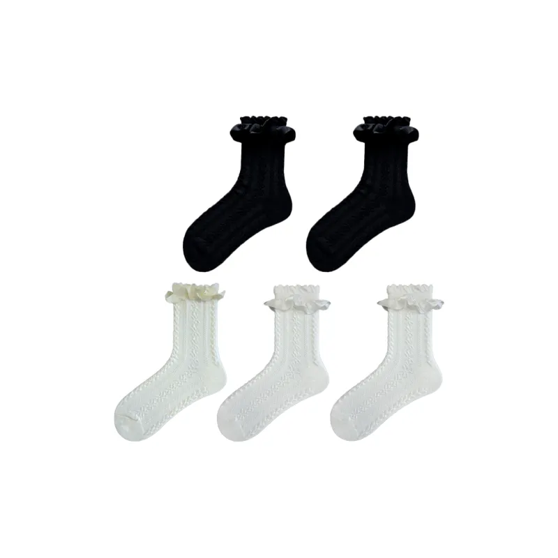 Evening Classroom Mid Calf Socks Women's 5 Pack-8