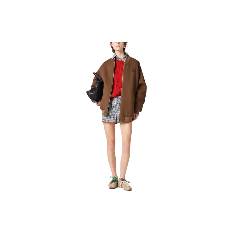 MIU MIU Jackets & Coats Women's Brown-1