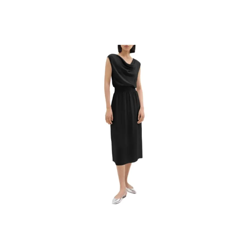 THEORY Sleeveless Dress Women's Black-2