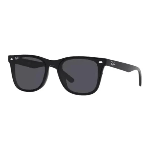 RayBan Injection Molding TR90 Square Sunglasses Unisex Black