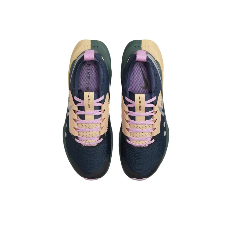 Nike ZoomX Zegama 2 Armory Navy Celestial Gold Vintage Green Metallic Silver Women's-3