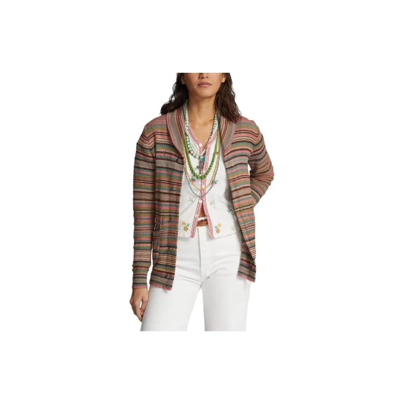 Polo Ralph Lauren Lydia Striped Belted Cardigan-1