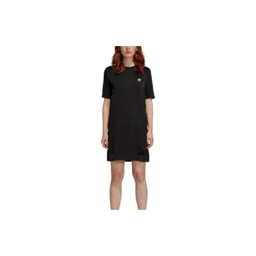 Adidas Short-Sleeved Dresses Women's Black