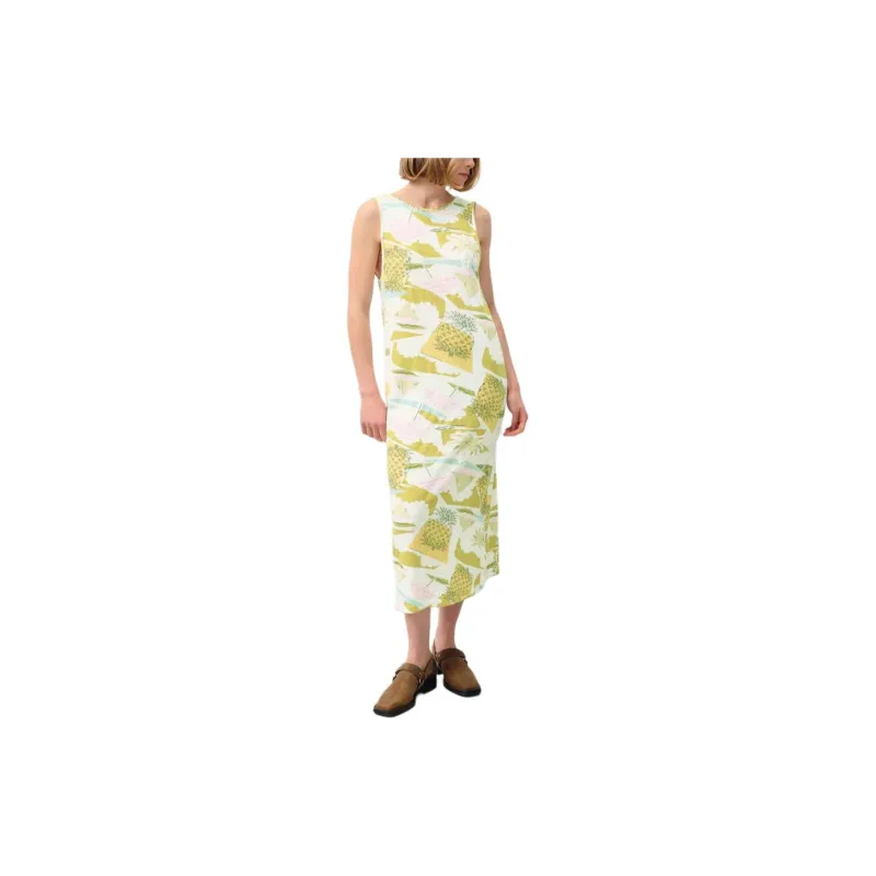 AMERICAN VINTAGE A.M SS24 ROBE FEMME SULLY Sleeveless Dress Women's White-2