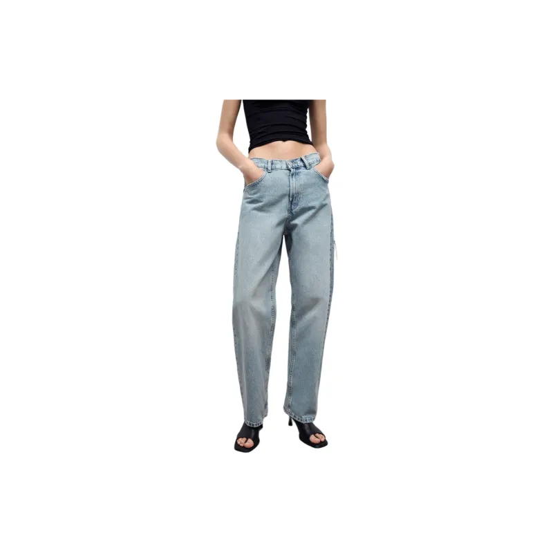 ZARA Trf Jeans Women's Light Blue-2